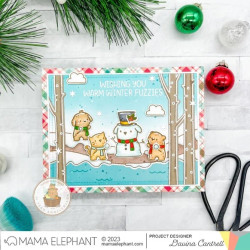 Mama Elephant BG WONDERS OF WINTER Clear Stamp