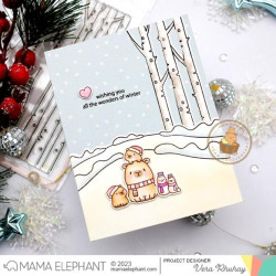 Mama Elephant BG WONDERS OF WINTER Clear Stamp