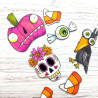 Aall & Create Ephemera Die-cuts Pumps & Skullz