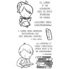 Timbro in gomma Plate B Lettura