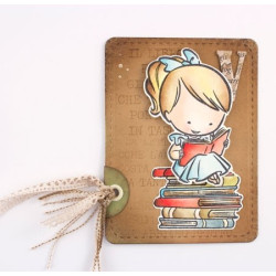 Timbro in gomma Plate B Lettura