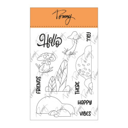 TOMMY Clear Stamps - Hello Fall by lellaillustration