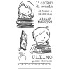 Timbro in gomma Plate B Scuola