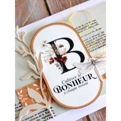 Florileges Clear Stamp ÉTIQUETTES FLORALES 1