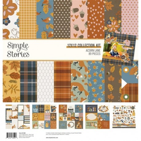 Simple Stories Acorn Lane Collection Kit 30x30cm