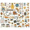 Simple Stories Acorn Lane Bits & Pieces 57pz