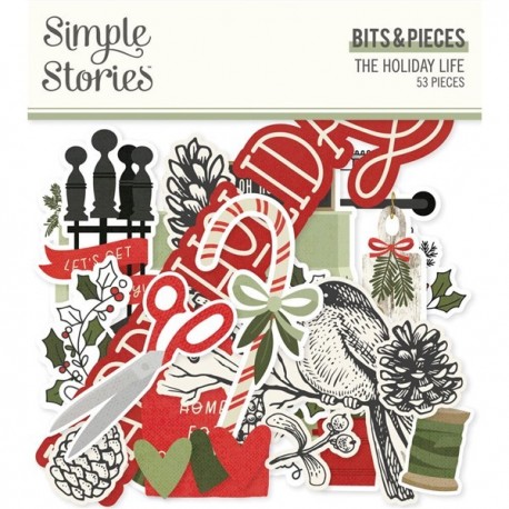 Simple Stories The Holiday Life Bits & Pieces 54pz