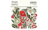 Simple Stories The Holiday Life Floral Bits & Pieces 61pz