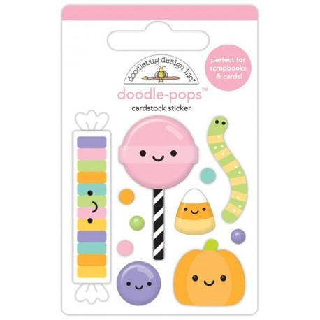 Doodlebug Design Hello Sugar Doodle-Pops 3D Stickers