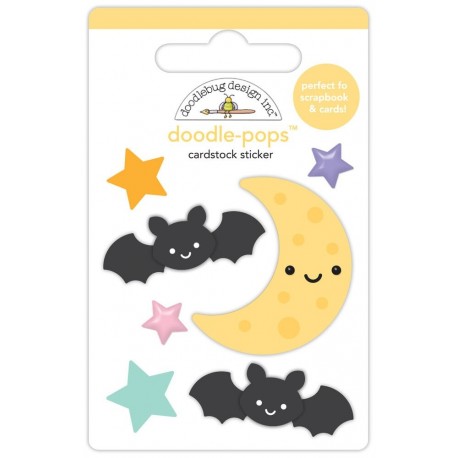 Doodlebug Design October Sky Doodle-Pops 3D Stickers