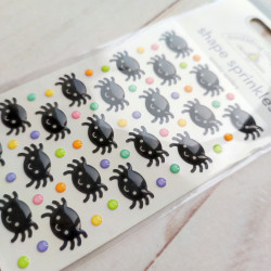 Doodlebug Design Spooky Spiders Shape Sprinkles