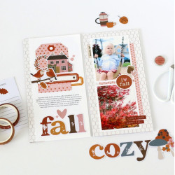 Simple Stories Acorn Lane Journal Bits & Pieces 37pz