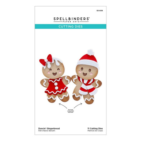Spellbinders Dancin' Gingerbread Etched Dies