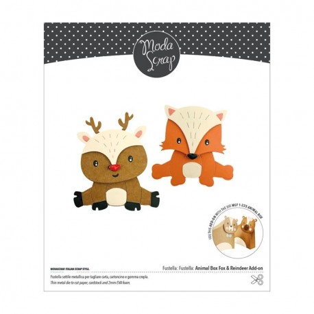 Modascrap Fustella ANIMAL BOX FOX & REINDEER ADD-ON MSF 1-242