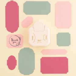 Vaessen Creative 3 in 1 Inverted Corner TAG Punch