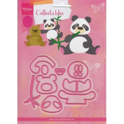 Marianne Design Collectables Eline's Panda & Bear