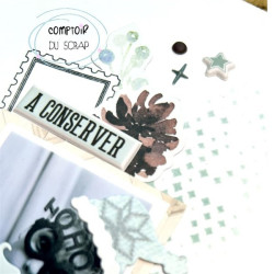 Comptoir du Scrap Clear Stamp DOUCER DE L'HIVER