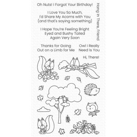 My Favorite Things Bright Eyed and Bushy Tailed Clear Stamps