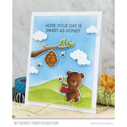 My Favorite Things Sweet Honey Bear Clear Stamps
