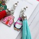 Paige Evans Sugarplum Wishes Tassels with Charms 4pz