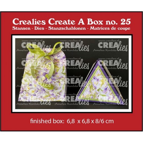 Crealies Create A Box no. 25 Box Triange Box
