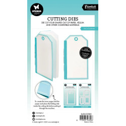 StudioLight Cutting Dies Essentials Tag Journal nr.580