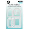 StudioLight Cutting Dies Essentials Tag + Pockets nr.581