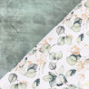 Tommy Similpelle Stampata – Foglie Verdi/oro e Verde antico 2fogli
