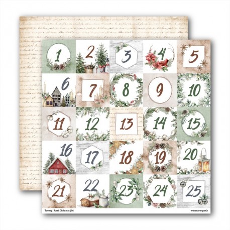 Tommy Double Face Paper – Rustic Christmas N.4