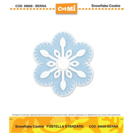 FUSTELLA ALTA 99668 Cut-Mi Snowflake Cookie