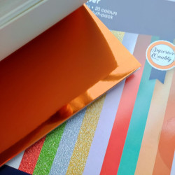 Florence Cardstock Paper A4 Multipack CHRISTMAS 75 fogli VARI EFFETTI