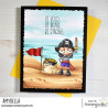 Stamping Bella Oddball Pirate & Pug Cling Stamp