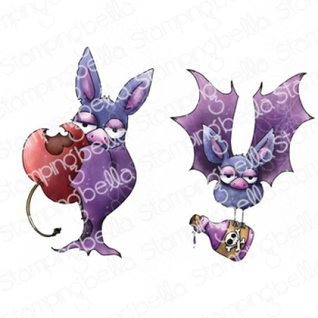 Stamping Bella Oddball Batty Duo Cling Stamp