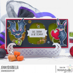 Stamping Bella Oddball Batty Duo Cling Stamp