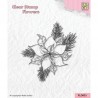 Nellie's Choice Clearstamp Flowers Poinsetta