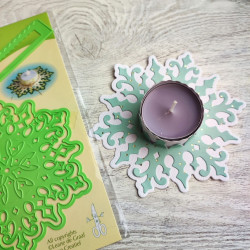 Leane Creatief Tealight Holder Crystal 3D Dies