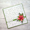 Nellie's Choice Clearstamp Flowers Poinsetta
