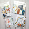 Spellbinders Serenade of Autumn Paper Pad 15x15cm con FOIL ORO