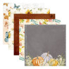 Spellbinders Serenade of Autumn Paper Pad 15x15cm con FOIL ORO