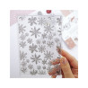 Alua Cid Familia Snowflakes background Clear Stamp