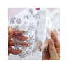 Alua Cid Familia Snowflakes background Clear Stamp