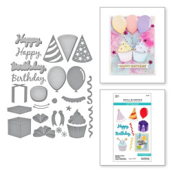 Spellbinders Birthday Wreath Add-Ons Etched Dies