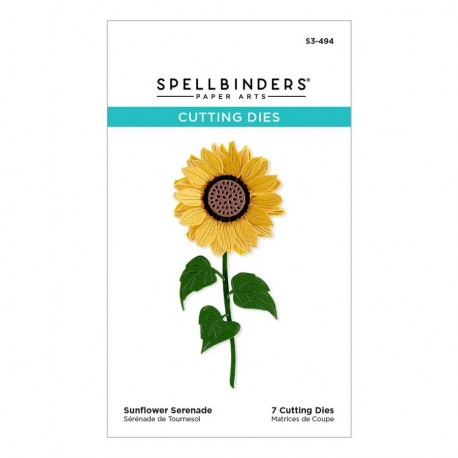 Spellbinders Sunflower Serenade Etched Dies