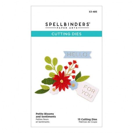 Spellbinders Petite Blooms and Sentiments Etched Dies