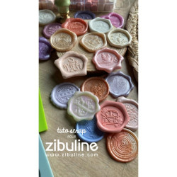 Stampo in silicone per ceralacca ZIBULINE - BLU