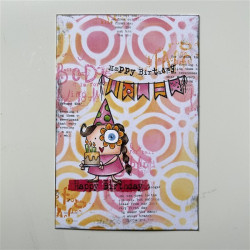 AALL & Create Stamp Set A7 964 Girl Birthday