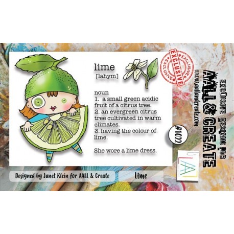 AALL & Create Stamp Set A7 1022 Lime