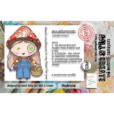 AALL & Create Stamp Set A7 1023 Mushroom