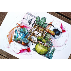 AALL & Create Stamp Set A6 1071 Cactus Climbers