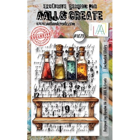 AALL & Create Stamp Set A7 1079 Enchanted Elixirs